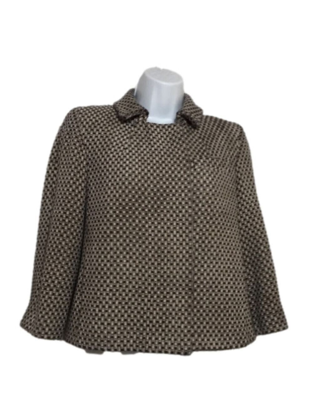 Talbots Wool Blend Cropped Blazer 6P